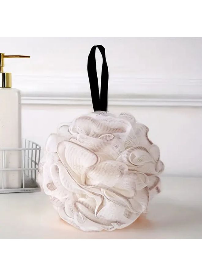 Weak Coffee Luxury Bath Sponge Non Splash Shower Ball Rich Lather Back Scrub - Image 5